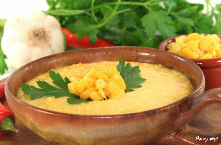 Кукурузный крем - суп для детей