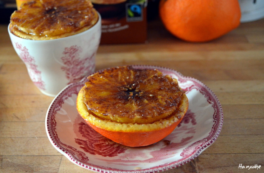 Апельсин в духовке с медом и корицей