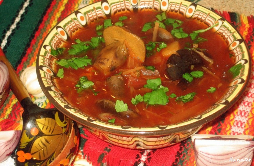 Томатно - фасолевый суп