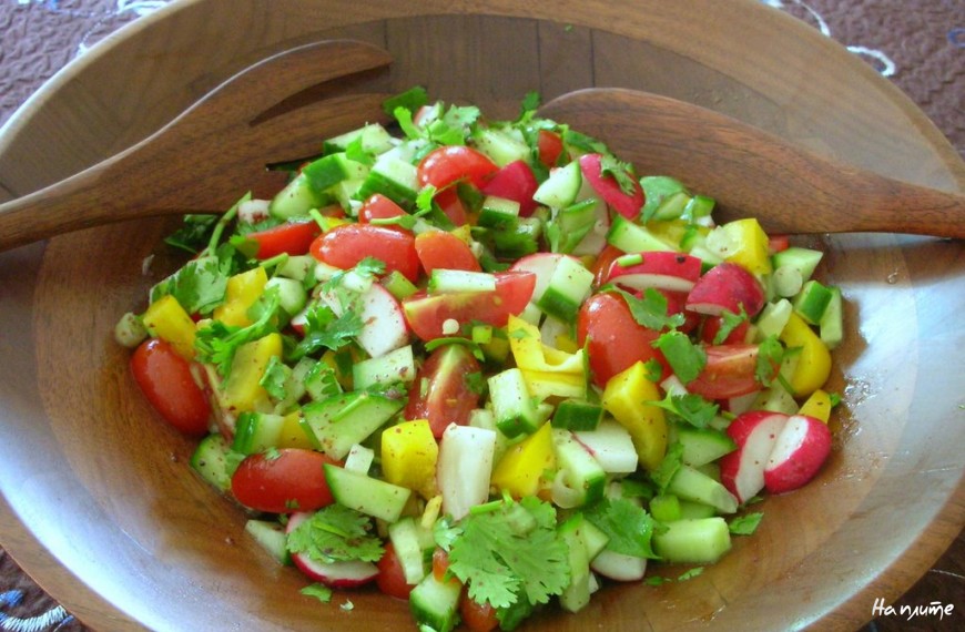 Арабский овощной салат