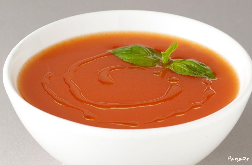 Пряный томатно - овощной суп - пюре