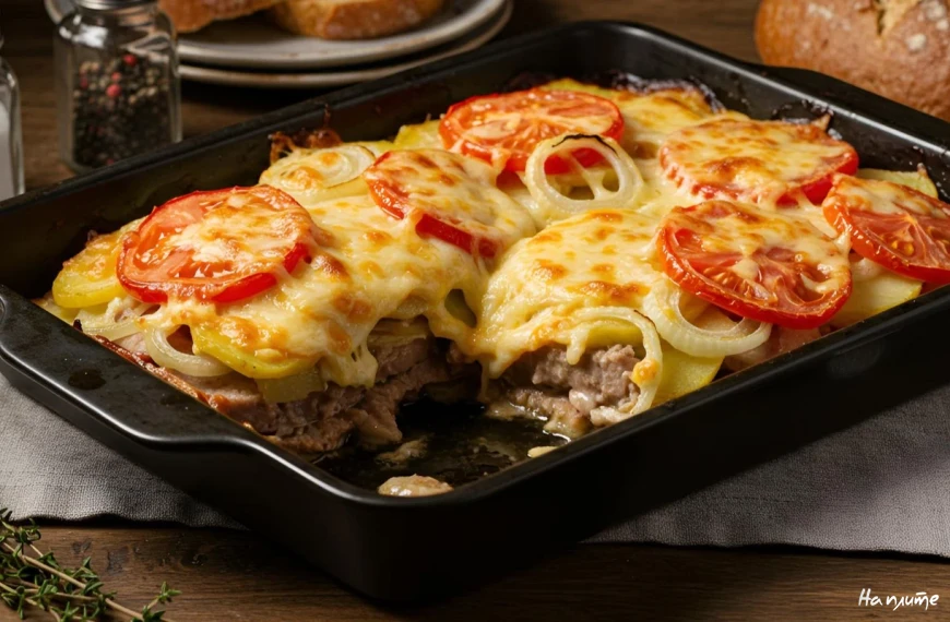 Картошка с мясом по - французски