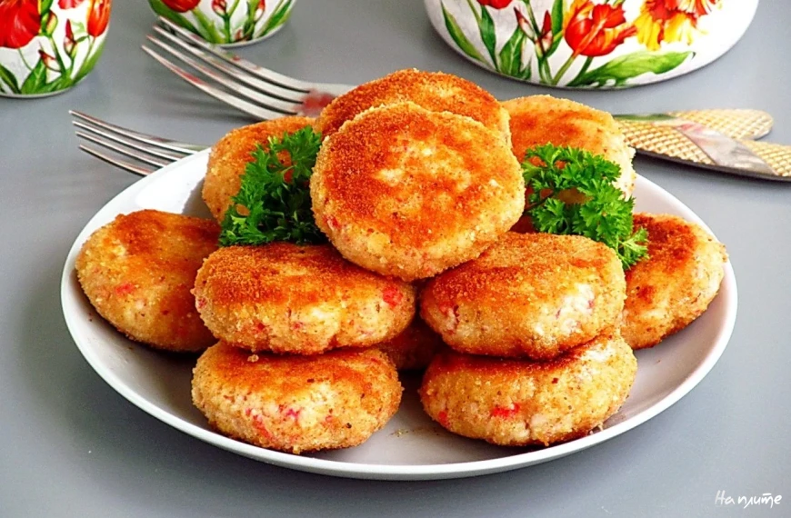 Котлеты из крабовых палочек