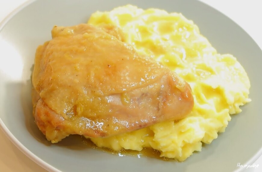 КУРИЦА С ЧЕСНОКОМ И ЛАВРОВЫМ ЛИСТОМ В ДУХОВКЕ