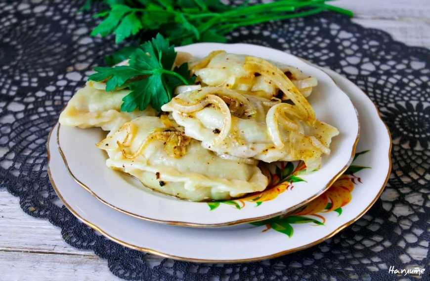 Вареники с отварным мясом